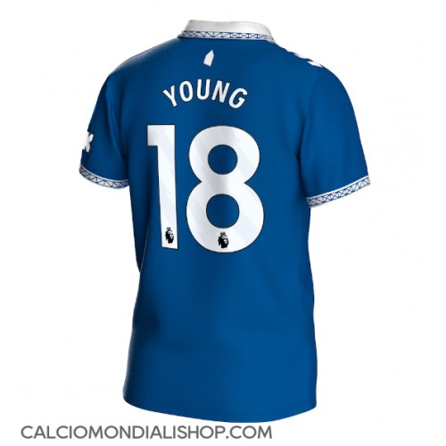 Maglie da calcio Everton Ashley Young #18 Prima Maglia 2023-24 Manica Corta